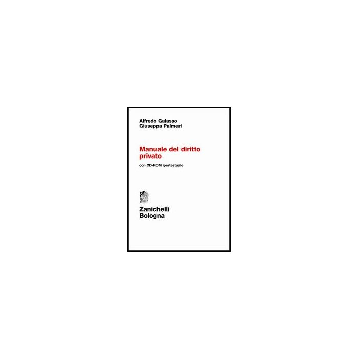 Manuale Del Diritto Privato. Con Cd-rom Manuale Del Diritto Privato. Con Cd-rom