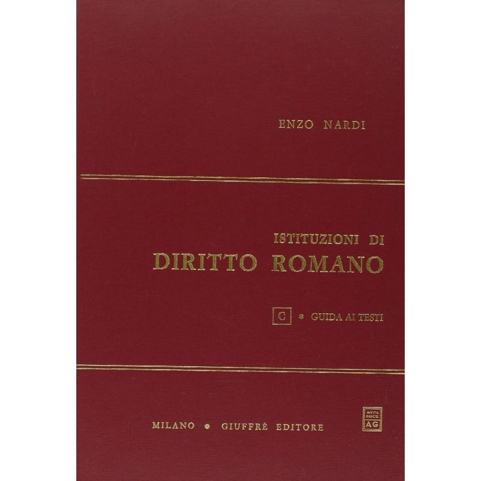 Istituzioni Di Diritto Romano - Nardi Enzo - Giuffre' - 9788814034596