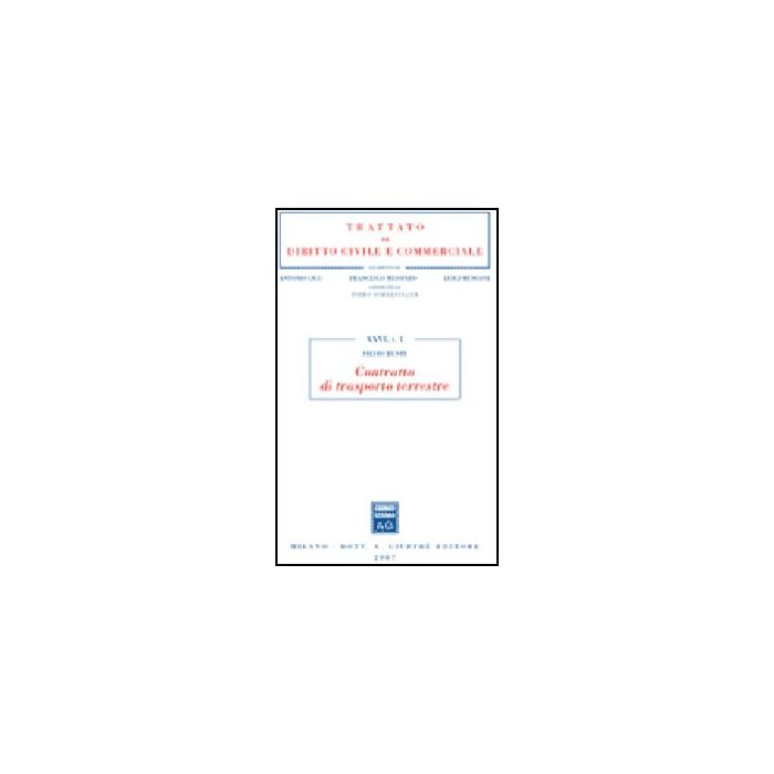 Contratto Di Trasporto Terrestre - Busti Silvio - Giuffre' - 9788814115974