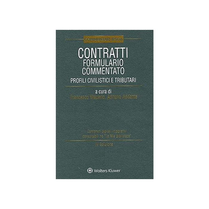 Contratti formulario commentato 2021 macario ipsoa wolters kluwer