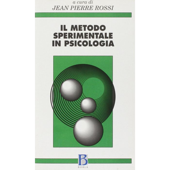 jean pierre rossi il metodo sperimentale in psicologia borla