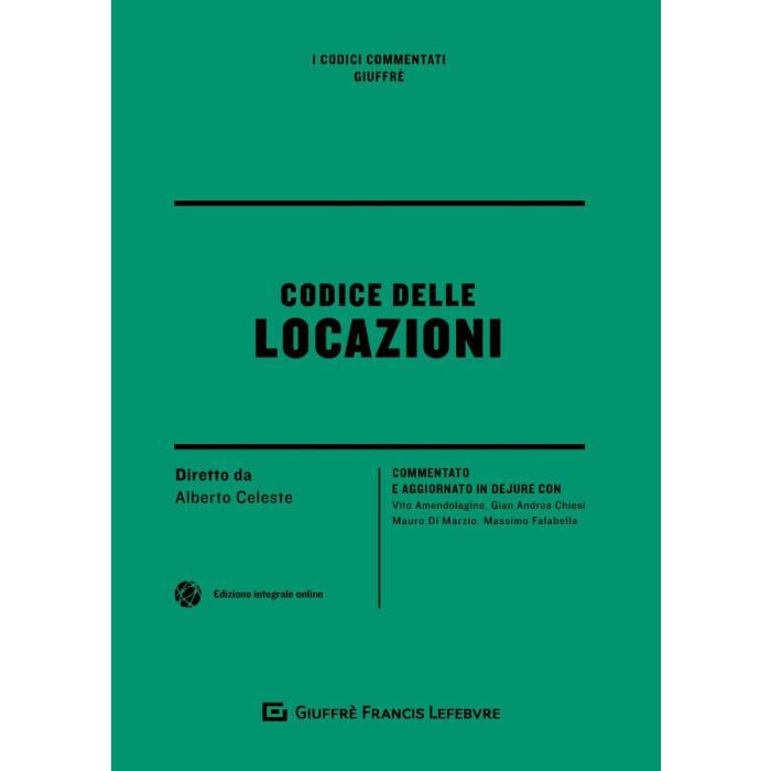 Codice delle locazioni 2020 commentato giuffre Codice delle locazioni 2020 commentato giuffre