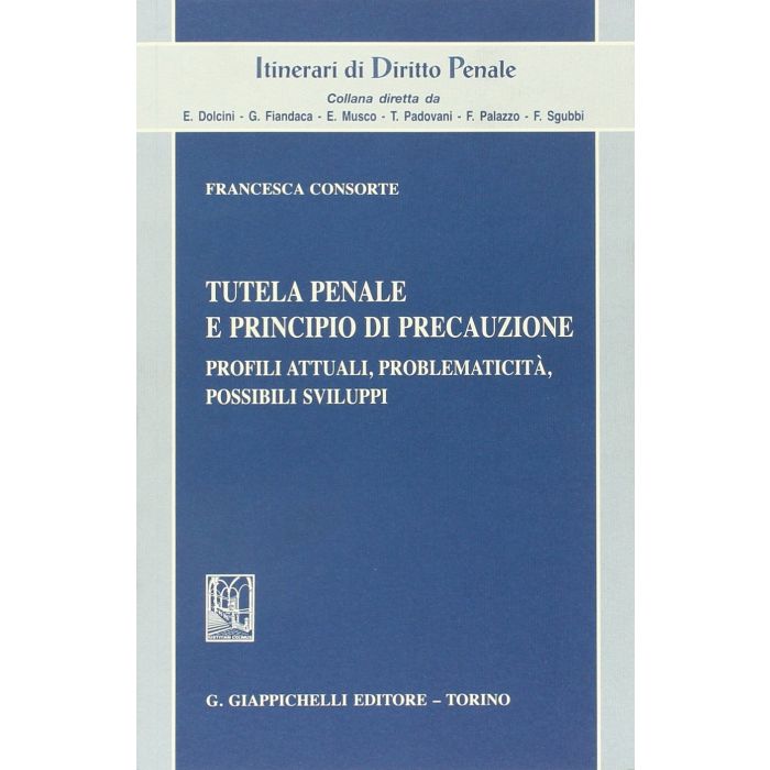 Tutela Penale E Principio Di Precauzione. Profili Attuali, Problematicita',  Possibili Sviluppi - Consorte Francesca - Giappichelli - 9788834878125