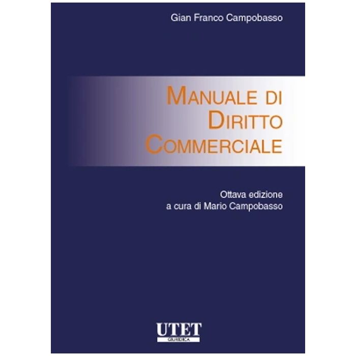 Campobasso manuale di diritto commerciale utet 2023 nuova edizione
