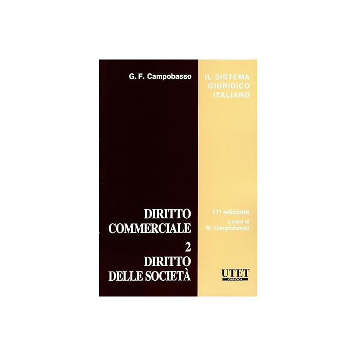 Campobasso diritto commerciale delle società utet 2024