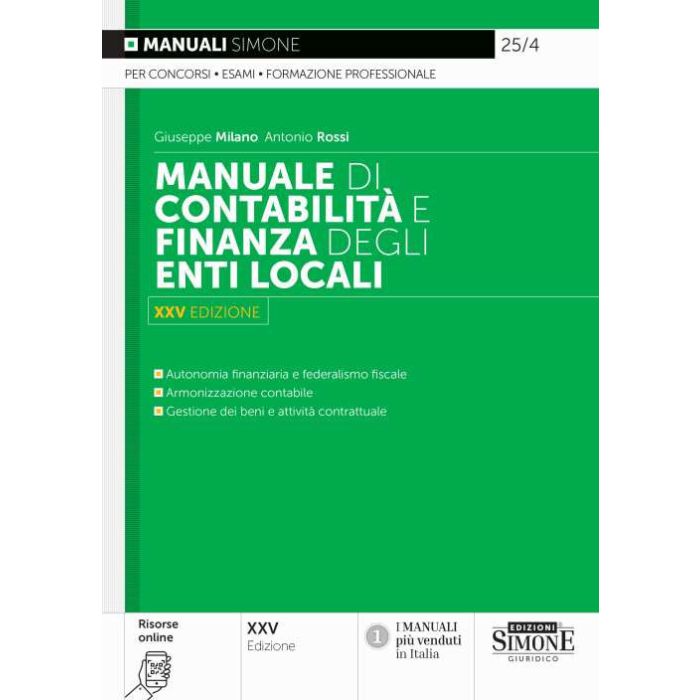 Manuale di contabilità e finanza degli enti locali 2024 Manuale di contabilità e finanza degli enti locali 2024