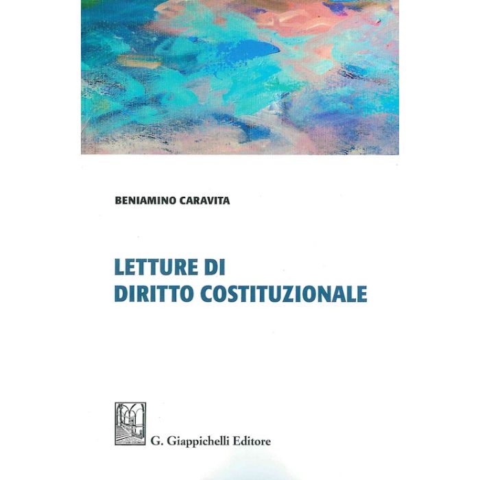 Caravita Letture di diritto costituzionale Giappichelli 2020