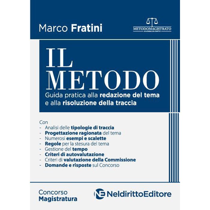 marco fratini Il metodo guida pratica alla redazione del tema e alla risoluzione della traccia 