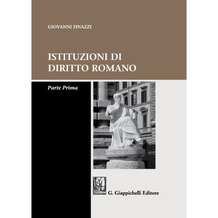 Finazzi Istituzioni di diritto romano parte prima giappichelli 2019
