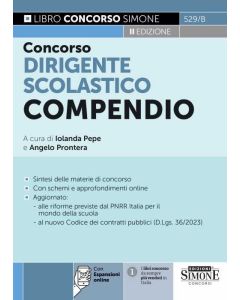 Concorso dirigente scolastico. Compendio. Con espansione online 2023