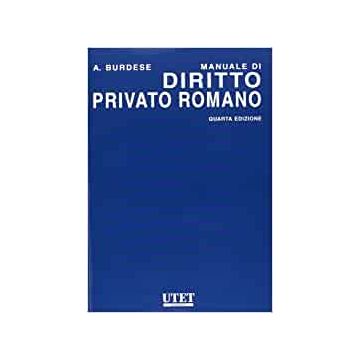 Manuale di diritto privato romano 4/ed.