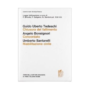 Legge Fallimentare. Chiusura Del Fallimento. Concordato. Riabilitazione Civile.  (artt. 118-145)