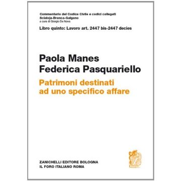 Patrimoni Destinati Ad Uno Specifico Affare. Artt. 2447 Bis-2447 Decies