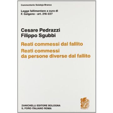 Legge Fallimentare. Reati Commessi Dal Fallito. Reati Commessi Da Persone  Diverse Dal Fallito. Artt. 216-227