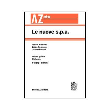 Trattato Delle Nuove S.p.a. Il Bilancio