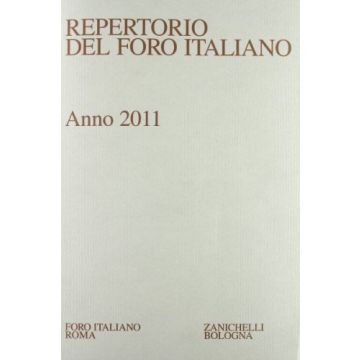 Repertorio Foro Italiano 2011