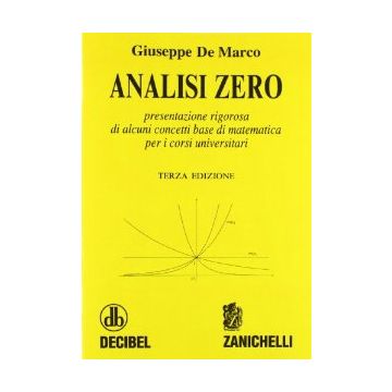 Analisi Zero. Presentazione Rigorosa Di Alcuni Concetti Base Di Matematica Per I Corsi Universitari