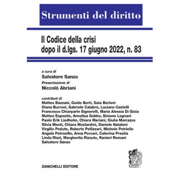 Il codice della crisi dopo il d.lgs. 17 giugno 2022, n. 83