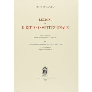 Lezioni di diritto costituzionale. Vol. 2: L'Ordinamento costituzionale italiano 5/ed.