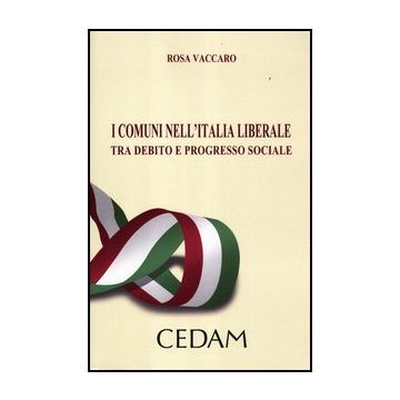 I Comuni Nell'italia Liberale. Tra Debito E Progresso Sociale  - Vaccaro Rosa - Cedam - 9788813290139