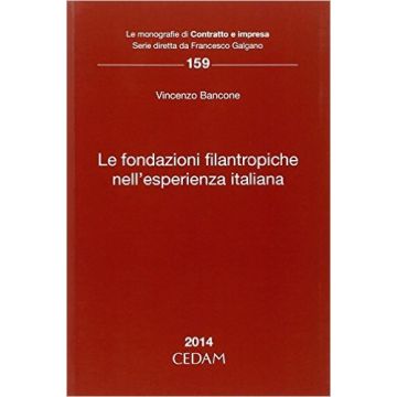 Le Fondazioni Filantropiche Nell'esperienza Italiana 