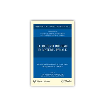 Recenti riforme in materia penale
