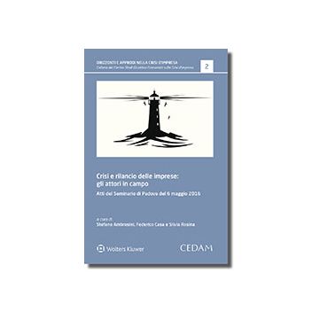 Crisi e rilancio delle imprese: gli attori in campo. Atti del Seminario (Padova, 6 maggio 2016)