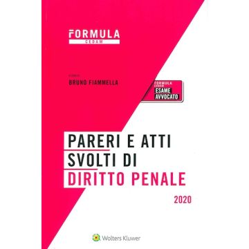 Pareri e Atti svolti di diritto Penale. Per l'esame di avvocato 2020