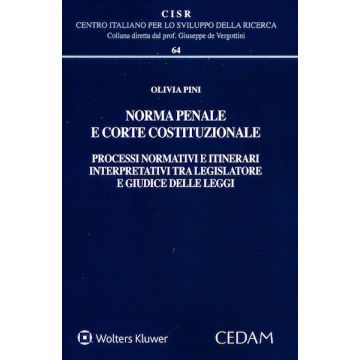 Norma penale e corte costituzionale. Processi normativi e itinerari interpretativi tra legislatore e giudice delle leggi