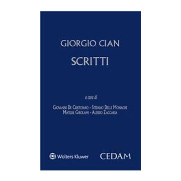 Giorgio Cian. Scritti