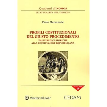 Profili costituzionali. Giusto procedimento. Dalle radici storiche alla Costituzione repubblicana (Paolo Mezzanotte - Cedam)