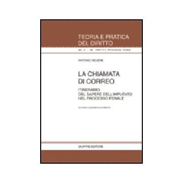 La Chiamata Di Correo. Itinerario Del Sapere Dell'imputato Nel Processo Penale  - Bevere Antonio - Giuffre' - 9788814077753
