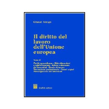 Il Diritto Del Lavoro Dell'unione Europea  Parita' Uomo Donna. Ristrutturazioni E Crisi D'impresa. Salute E Sicurezza Dei Lavoratori. Orario Di Lavoro. Formazione Professionale... - Arrigo Gianni - Giuffre' - 9788814084393
