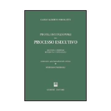 Profili Istituzionali Del Processo Esecutivo - Nicoletti Carlo A. - Giuffre' - 9788814085291