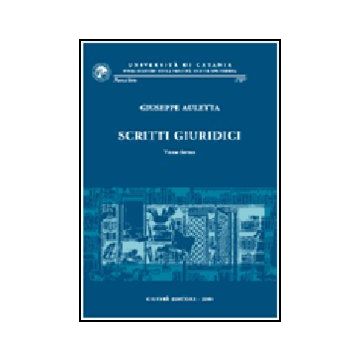 Scritti Giuridici - Auletta Giuseppe - Giuffre' - 9788814089671