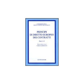 Principi Di Diritto Europeo Dei Contratti - Castronovo C.  - Giuffre' - 9788814090684