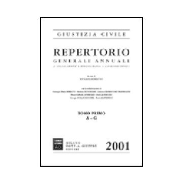 Repertorio Generale Annuale Di Legislazione, Bibliografia, Giurisprudenza - Borruso R.  - Giuffre' - 9788814097102