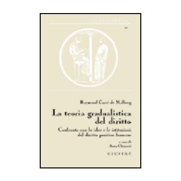 La Teoria Gradualistica Del Diritto  - Carre' De Malberg Raymond - Giuffre' - 9788814100468