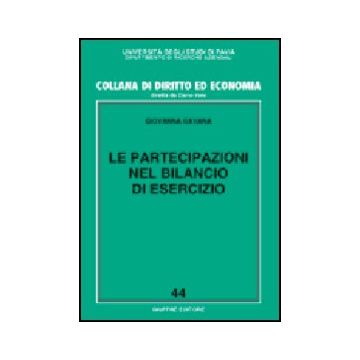 Le Partecipazioni Nel Bilancio Di Esercizio  - Gavana Giovanna - Giuffre' - 9788814100482