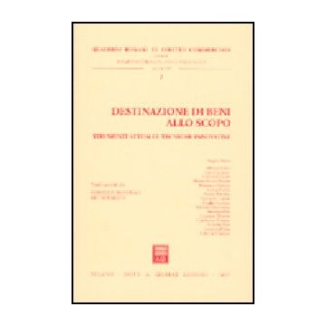 Destinazione Di Beni Allo Scopo. Strumenti Attuali E Tecniche Innovative. Atti  Della Giornata Di Studio (roma, 19 Giugno 2003) -  - Giuffre' - 9788814105593