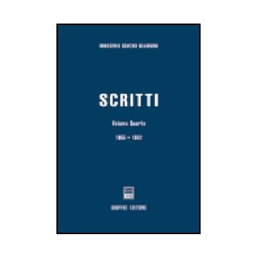 Scritti 1955-1962 - Giannini Massimo S. - Giuffre' - 9788814105722