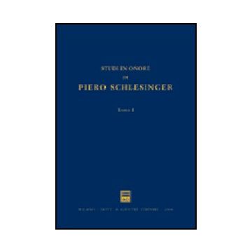 Studi In Onore Di Piero Schlesinger -  - Giuffre' - 9788814106736