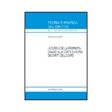 La Tutela Della Proprieta' Dinanzi Alla Corte Europea Dei Diritti Dell'uomo  - Buonomo Fabio - Giuffre' - 9788814108556