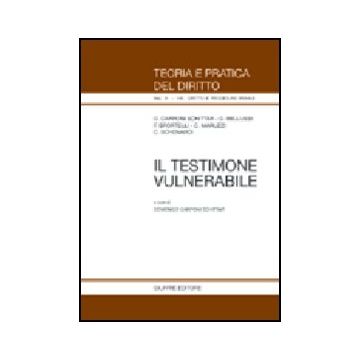 Il Testimone Vulnerabile  - Carponi Schittar D.  - Giuffre' - 9788814118180