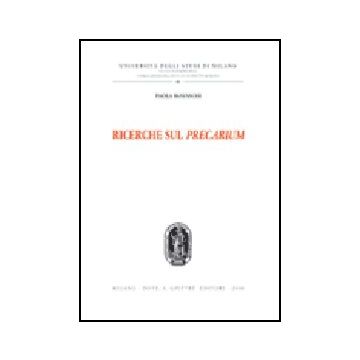 Ricerche Sul Precarium - Biavaschi Paola - Giuffre' - 9788814121630