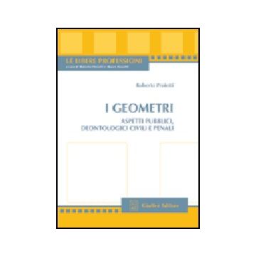 I Geometri. Aspetti Pubblici, Deontologici Civili E Penali  - Proietti Roberto - Giuffre' - 9788814122156