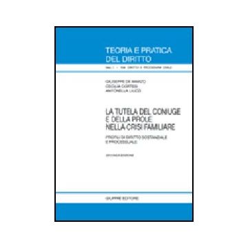 La Tutela Del Coniuge E Della Prole Nella Crisi Familiare. Profili Di Diritto Sostanziale E Processuale  - De Marzo Giuseppe; Cortesi Cecilia; Liuzzi Antonella - Giuffre' - 9788814123368