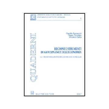 Regioni E Strumenti Di Governance Dell'economia. Le Trasformazioni Degli Organi  Ausiliari - Buzzacchi Camilla; Pizzolato Filippo; Satta Vincenzo - Giuffre' - 9788814129797