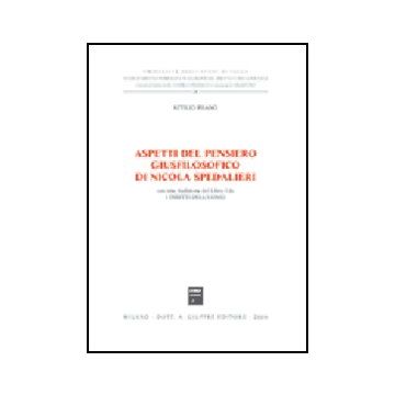 Aspetti Del Pensiero Giusfilosofico Di Nicola Spedalieri - Pisano' Attilio - Giuffre' - 9788814130045