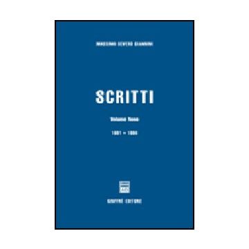 Scritti - Giannini Massimo S. - Giuffre' - 9788814132704